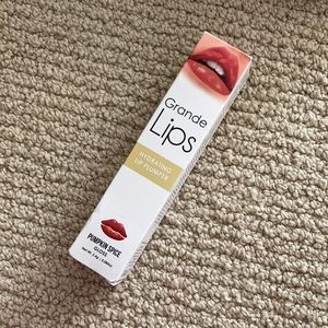 NEW Grande Lips Hydrating Lip Plumper Pumpkin Spice Gloss Volumizing Full Sz NIB